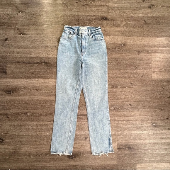 Abercrombie & Fitch Denim - Abercrombie & Fitch Light Blue Straight Leg Jeans